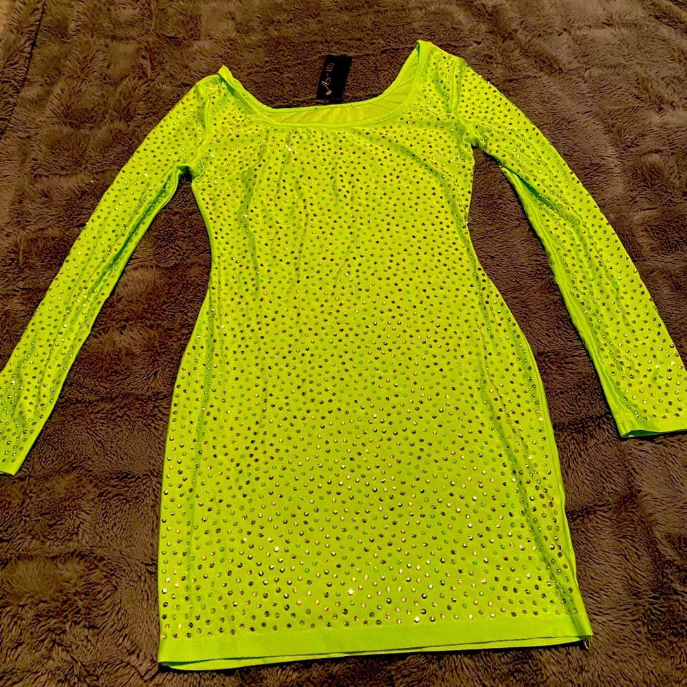 Sexy Rhinestone party dress